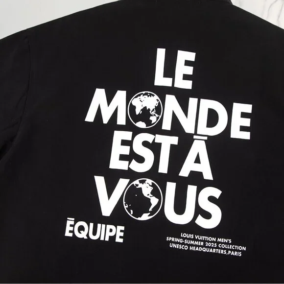 Louis Vuitton Black Short-Sleeve Shirt